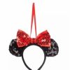 Holidays * | Outlet Disney Ear Headband Ornament Minnie Mouse Sequin