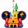 Holidays * | Budget Disney Ear Hat Ornament Rainbow Castle Mickey And Minnie