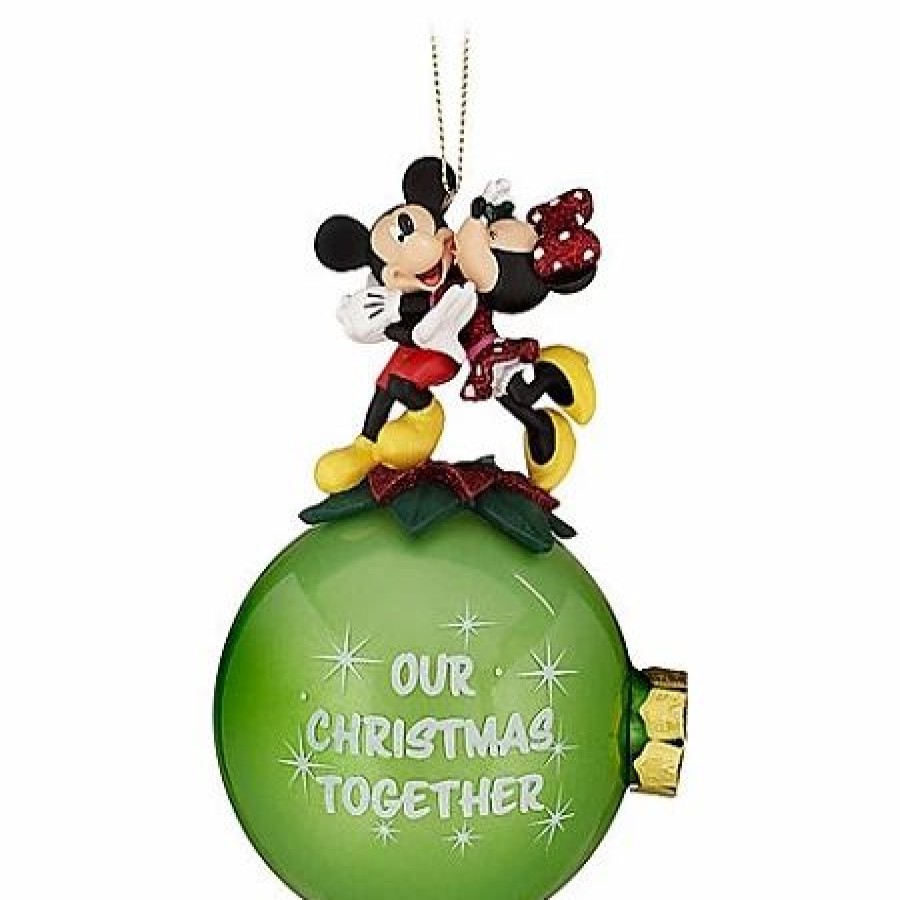 Holidays * | Promo Disney Christmas Ornament Minnie And Mickey Our Christmas Together