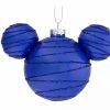 Holidays * | Flash Sale Disney Mickey Ears Icon Ornament Mickey Mouse Icon Cobalt