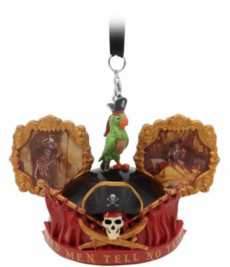 Holidays * | Top 10 Disney Ear Hat Ornament Pirates Of The Caribbean