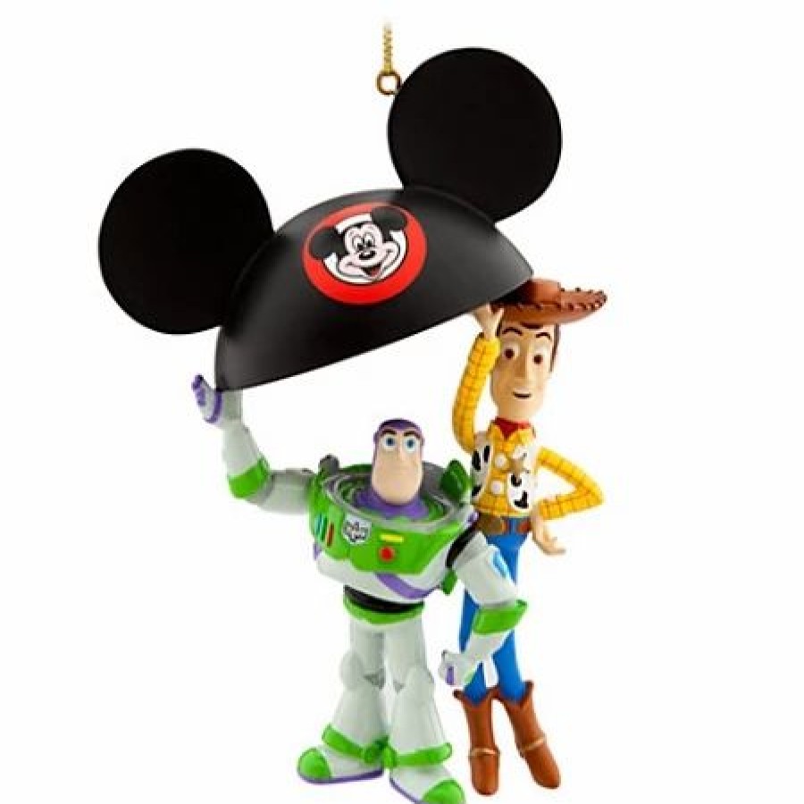 Holidays * | Brand New Disney Christmas Ornament Toy Story Buzz And Woody Ear Hat