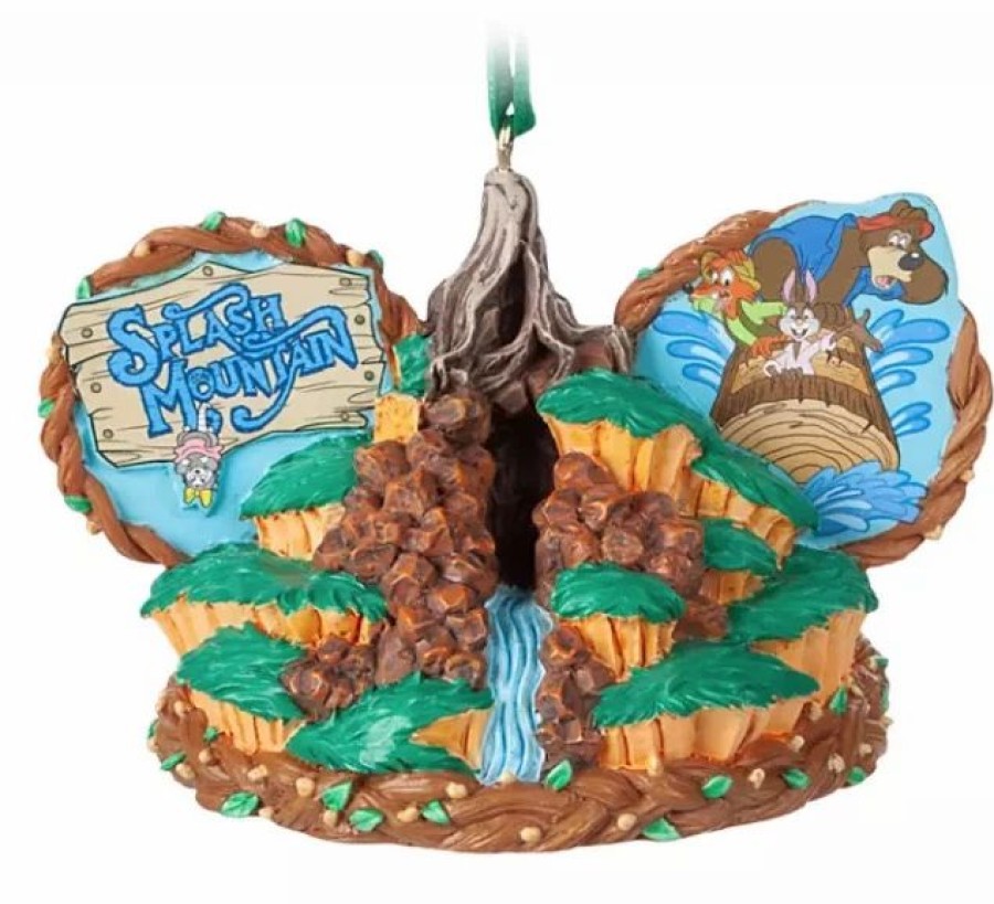 Holidays * | Cheapest Disney Ears Hat Ornament Splash Mountain