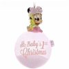 Holidays * | Buy Disney Christmas Ornament Baby'S 1St Christmas Minnie Mouse