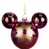 Holidays * | Best Reviews Of Disney Mickey Ears Christmas Ornament Mickey Mouse Icon Sunburst