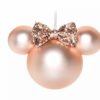 Holidays * | Best Reviews Of Disney Minnie Ears Icon Ornament Minnie Mouse Briar Rose Gold