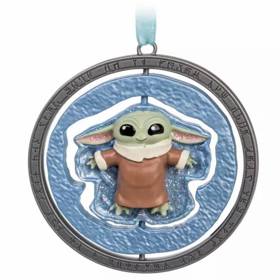 Holidays * | Best Reviews Of Disney Sketchbook Ornament Grogu Spinner Star Wars