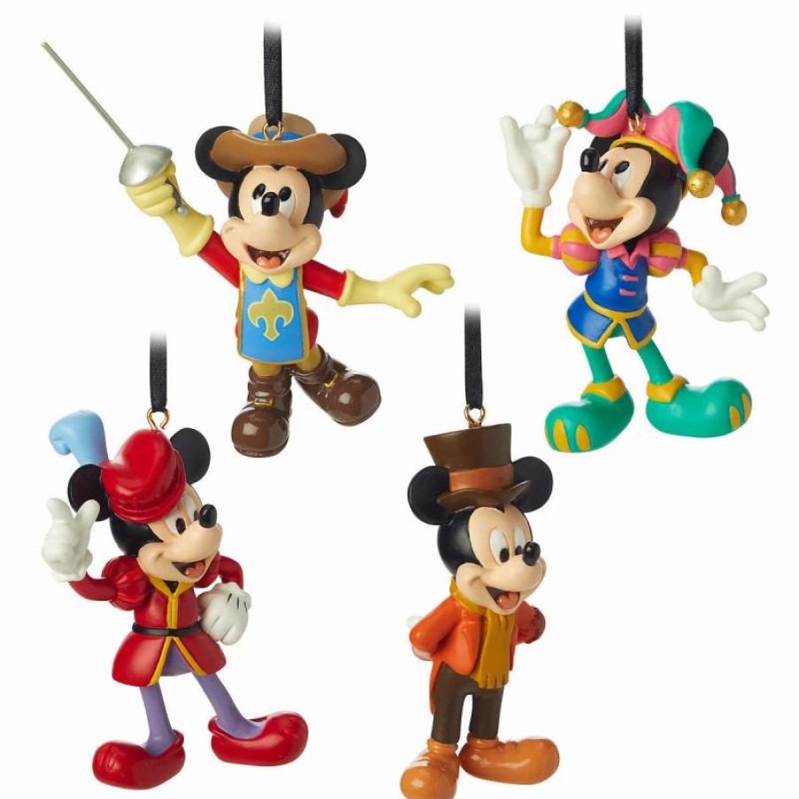 Holidays * | Best Pirce Disney Ornament Set Mickey Mouse Through The Years Set 3