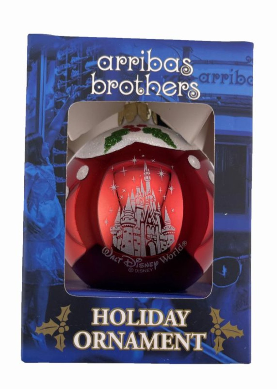 Holidays * | Discount Disney Arribas Ornament Castle Walt Disney World