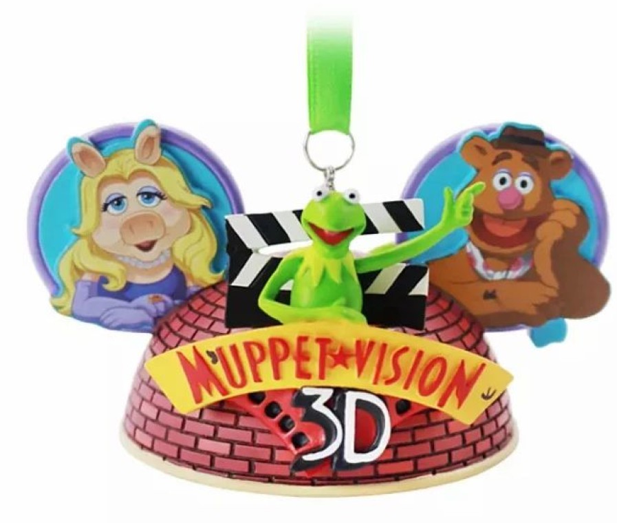 Holidays * | Budget Disney Ears Hat Ornament Muppet Vision 3D