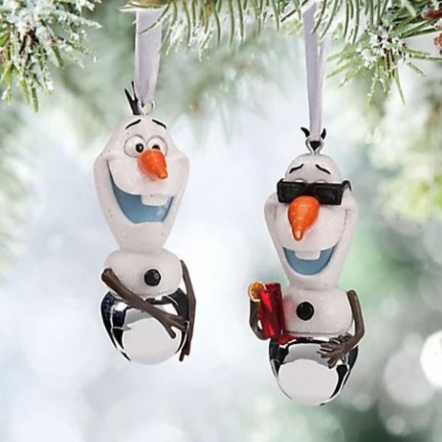 Holidays * | Coupon Disney Christmas Ornament Set Olaf Bells