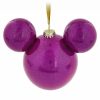 Holidays * | Deals Disney Christmas Ornament Mickey Mouse Icon Magenta