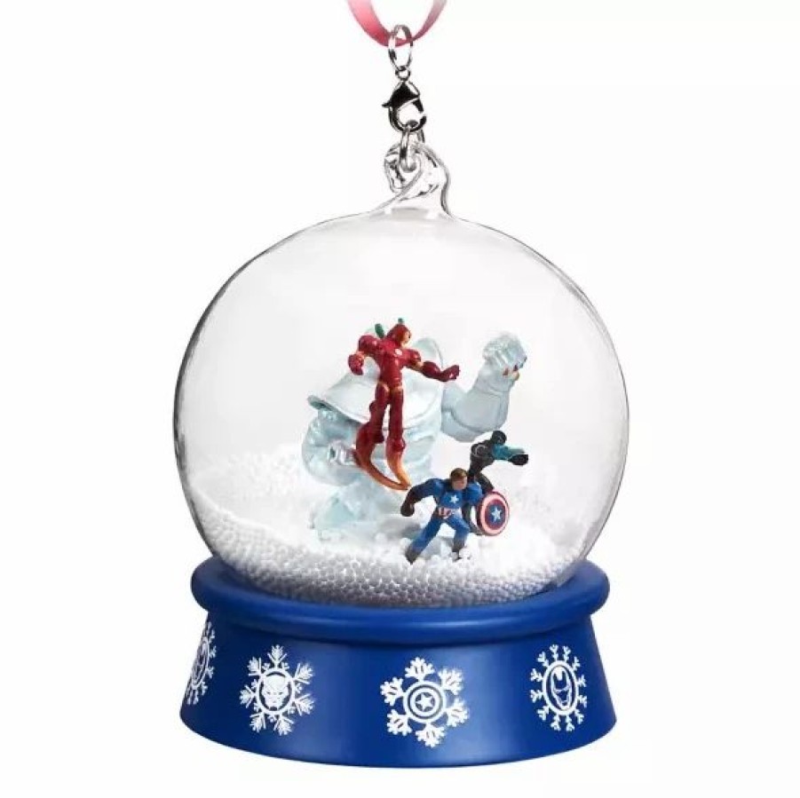 Holidays * | Cheapest Disney Snowglobe Ornament Marvel'S Avengers