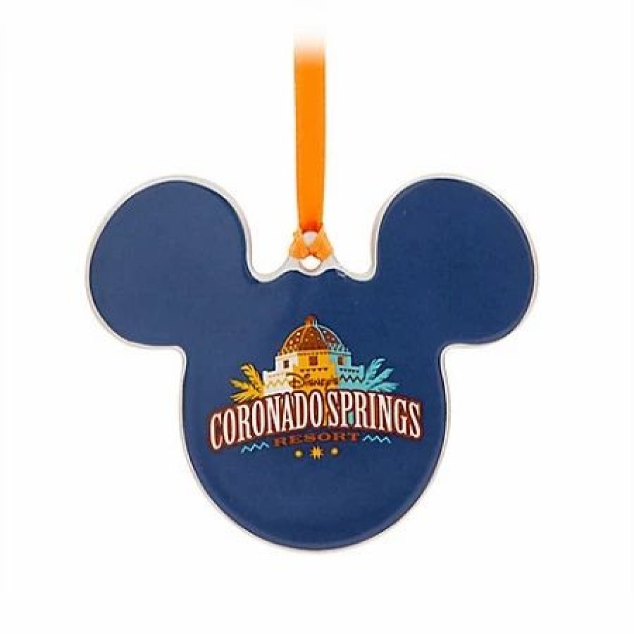 Holidays * | Deals Disney Disc Ornament Mickey Mouse Coronado Springs Resort