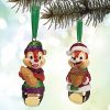 Holidays * | Deals Disney Christmas Ornament Set Chip And Dale Bells