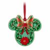 Holidays * | Flash Sale Disney Disc Ornament Minnie Mouse Wreath