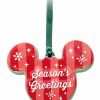 Holidays * | Coupon Disney Disc Ornament Mickey Icon Season'S Greeting