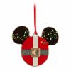 Holidays * | Brand New Disney Disc Ornament Mickey Mouse Icon Santa Mickey