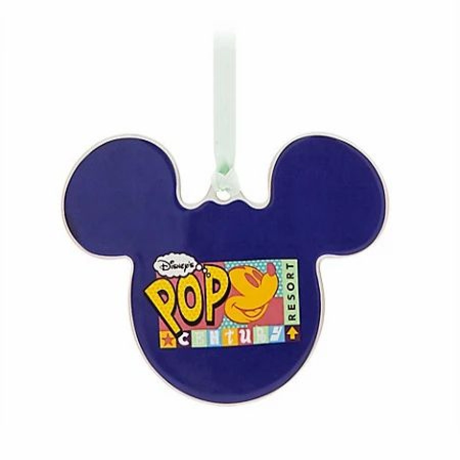 Holidays * | New Disney Disc Ornament Mickey Mouse Pop Century Resort