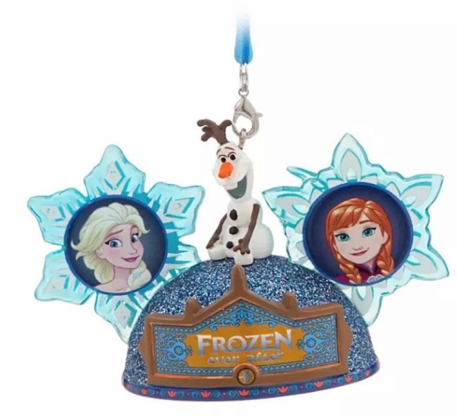 Holidays * | Top 10 Disney Ear Hat Ornament Frozen Ever After Epcot