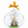 Holidays * | Flash Sale Disney Glass Drop Ornament Cinderella Castle Walt Disney World