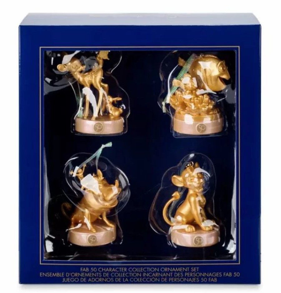 Holidays * | Wholesale Disney Ornament Set 50Th Anniversary Animal Kingdom