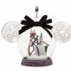 Holidays * | Deals Disney Mickey Ears Icon Ornament Jack Skellington And Snowman