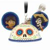 Holidays * | Cheap Disney Ear Hat Ornament Coco Miguel And Hector