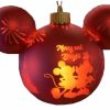 Holidays * | Deals Disney Mickey Ears Icon Ornament Mickey & Minnie Merry & Bright