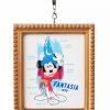 Holidays * | Cheapest Disney Canvas Ornament Sorcerer Mickey Mouse Framed