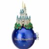 Holidays * | Top 10 Disney Christmas Ornament Cinderella Castle Holly Blue