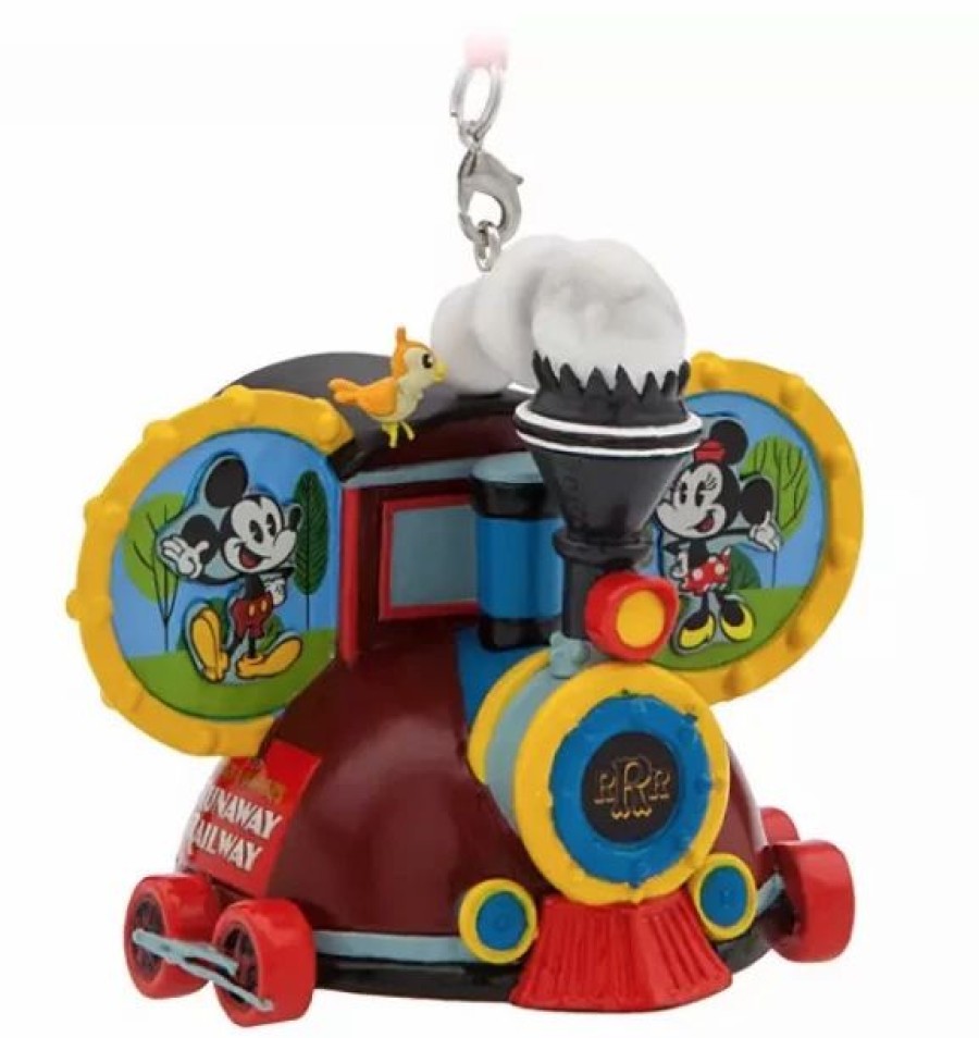 Holidays * | Flash Sale Disney Ear Hat Ornament Mickey & Minnie'S Runaway Railway