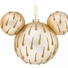 Holidays * | Cheapest Disney Mickey Ears Icon Ornament Mickey Mouse Icon Gold Drops