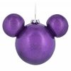 Holidays * | Coupon Disney Christmas Ornament Mickey Mouse Icon Purple