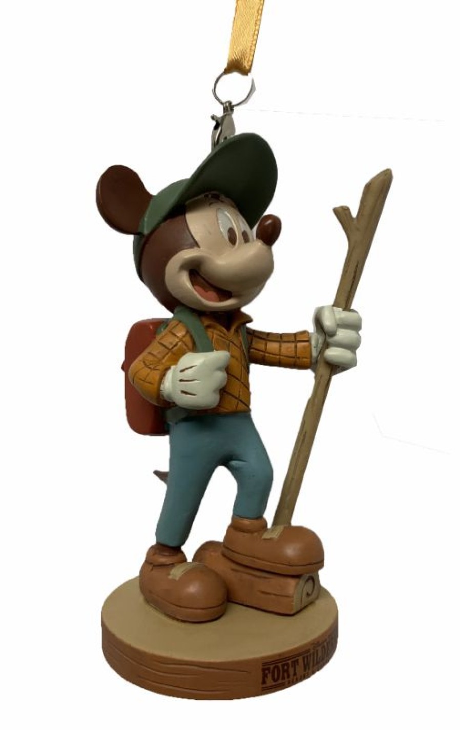 Holidays * | Best Sale Disney Figure Ornament Fort Wilderness Resort & Campground Mickey