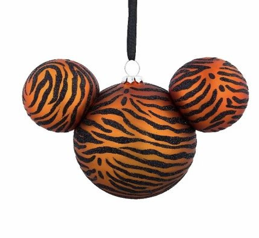 Holidays * | Best Sale Disney Christmas Ornament Mickey Icon Tiger Print