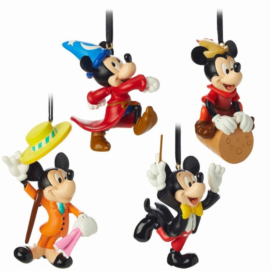 Holidays * | Promo Disney Ornament Set Mickey Mouse Through The Years Set 2