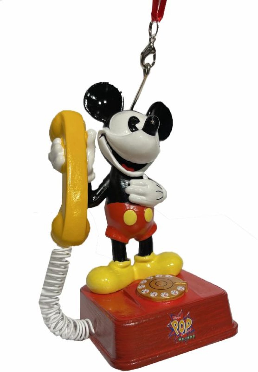 Holidays * | Cheapest Disney Figurine Ornament Pop Century Mickey Mouse Phone