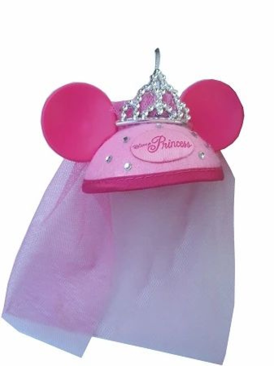 Holidays * | Brand New Disney Christmas Ornament Princess Ear Hat With Veil