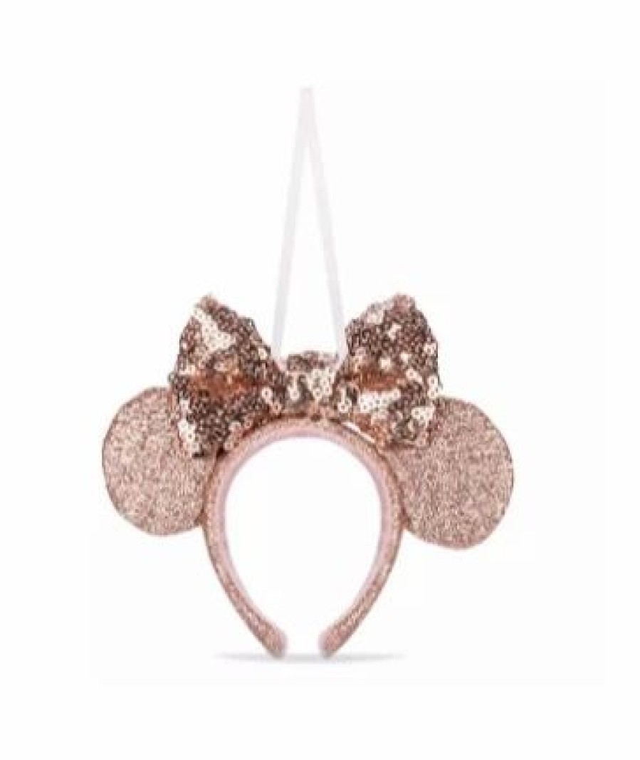 Holidays * | Top 10 Disney Ear Headband Ornament Minnie Mouse Briar Rose Gold