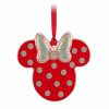 Holidays * | Buy Disney Disc Ornament Minnie Mouse Polka Dot