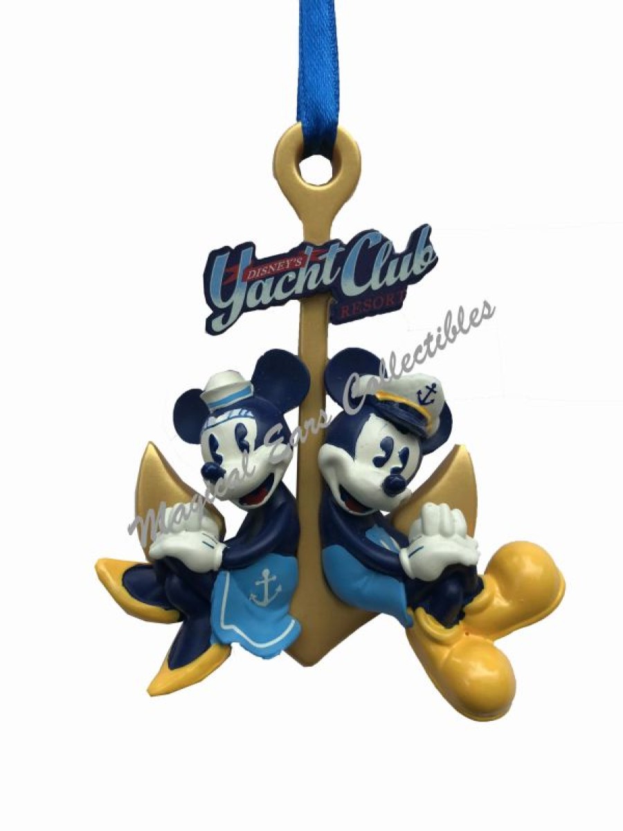 Holidays * | Outlet Disney Christmas Ornament Disney'S Yacht Club Resort Anchor