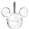 Holidays * | Best Reviews Of Disney Christmas Ornament Crystal Mickey Icon Walt Disney World